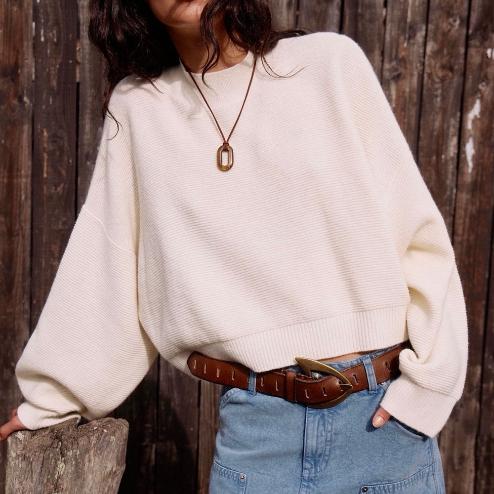 Free People Collette Cashmere Pullover Sweater